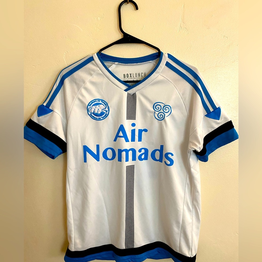 Avatar: the last airbender soccer jersey.